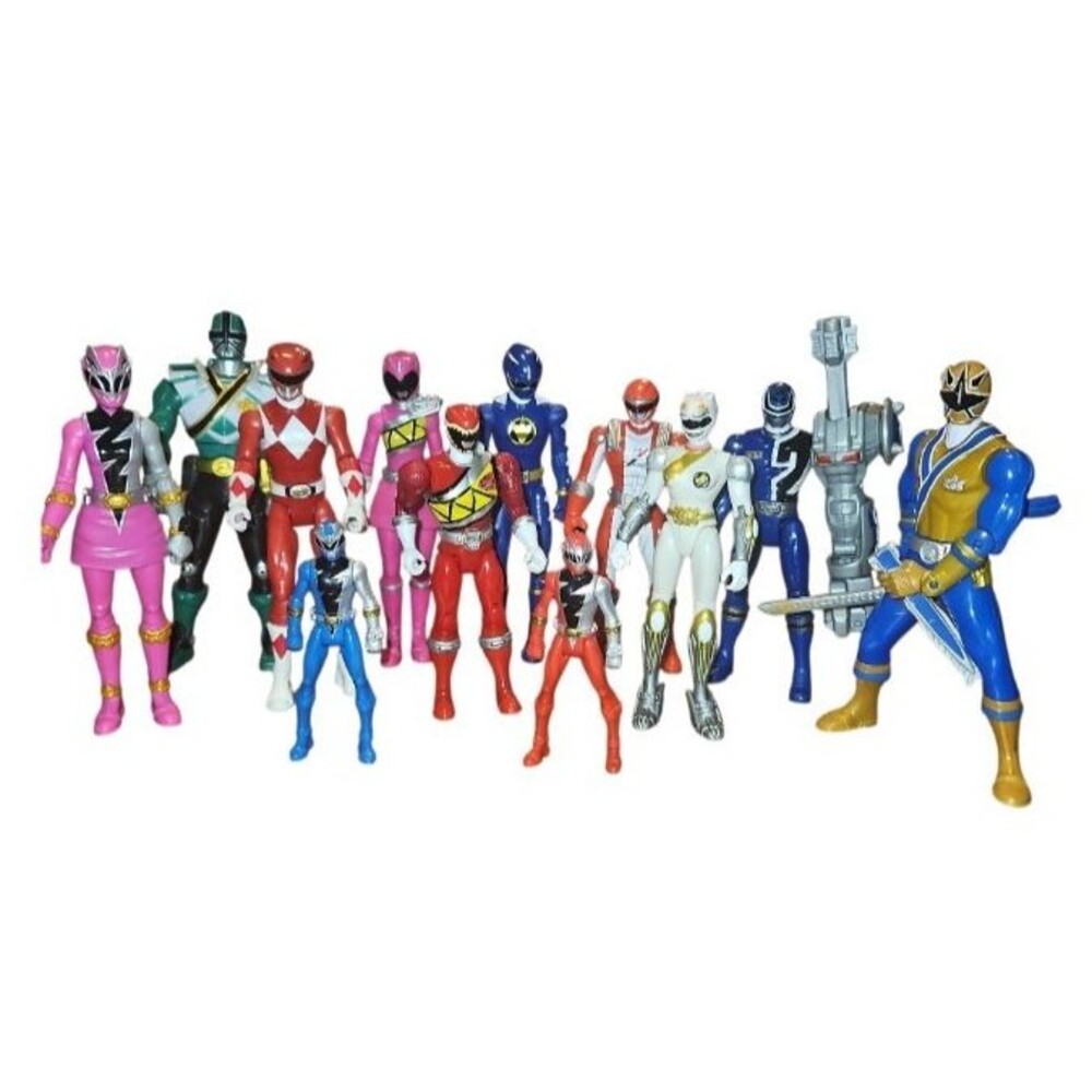 Power Rangers Bandai Action Figure Lot 12 Samurai RPM 2008-2011 Mixed